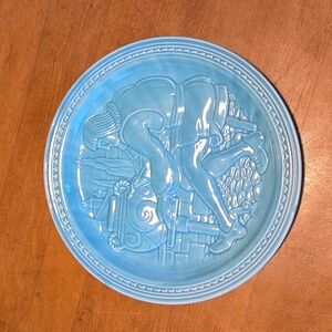 1939 New York Worlds Fair 'The American Potter' Plate Homer Laughlin